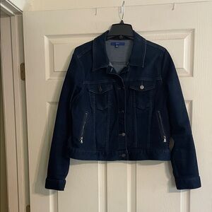 Blue Denim Jacket - Classic Women's Jean Jacket XL